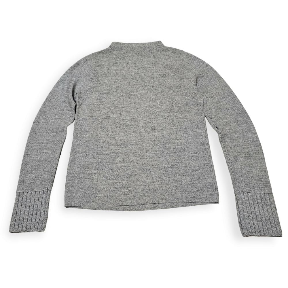 Club Monaco Mock Neck Neutral Wool Sweater
